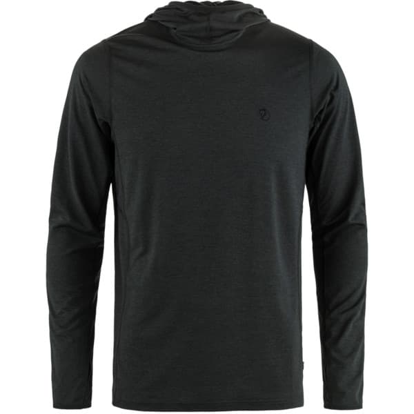 Fjällräven Abisko Sun-hoodie M - Black - Miehet - S
