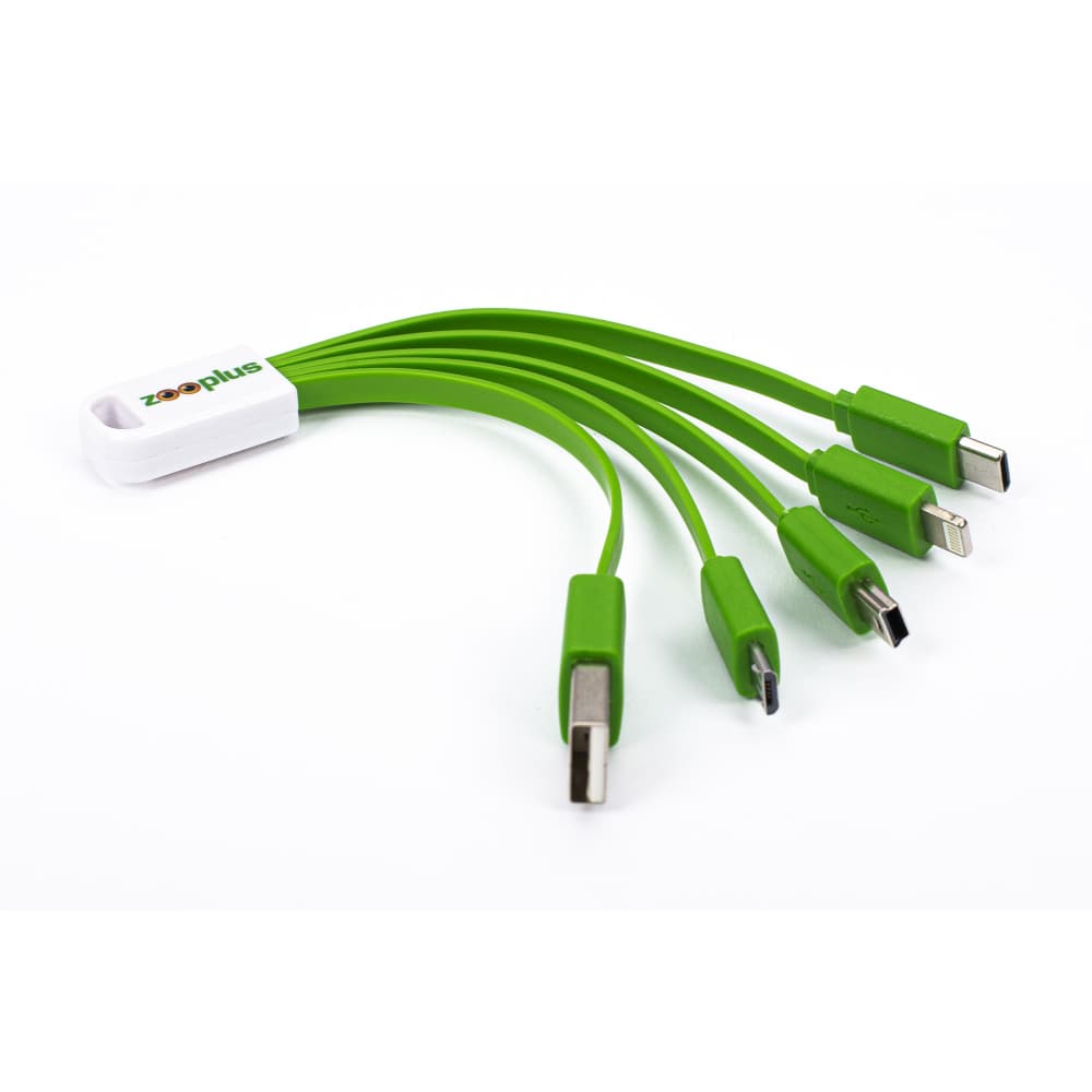1 kpl zooplus 5-in-1 USB-kaapeli