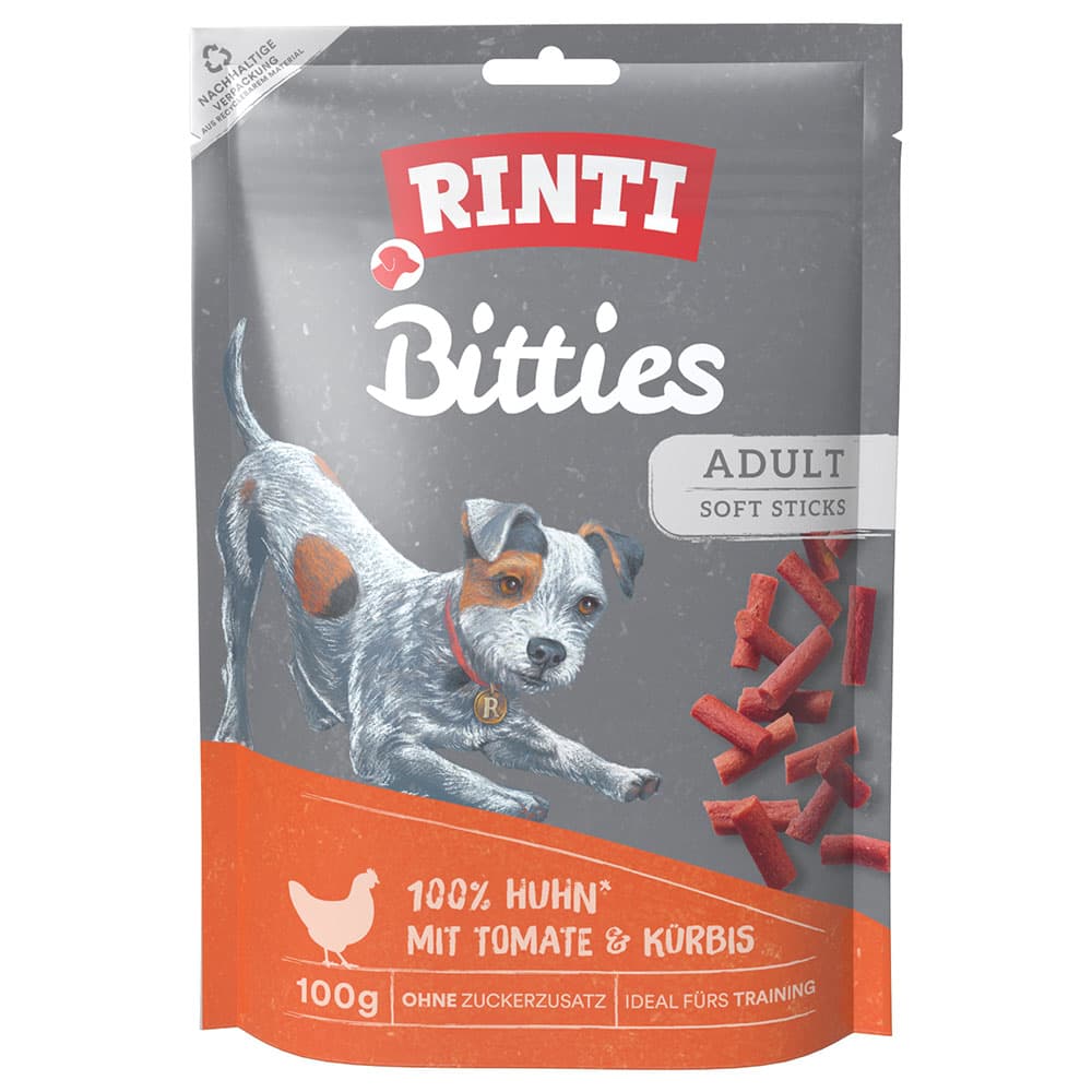 100g Extra Bitties kana, tomaatti & kurpitsa RINTI koiralle