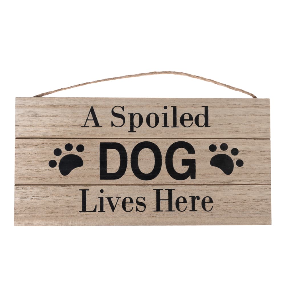 TIAKI "A Spoiled Dog Lives Here" -ovikyltti koirien ystäville