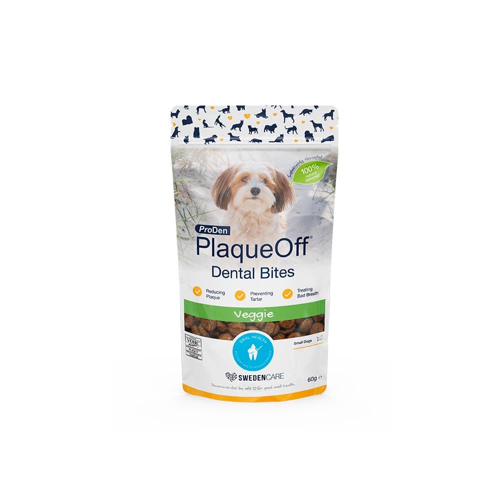 ProDen PlaqueOff Dental Bite -hammashoito kissoille ja pienille koirille 2x60g