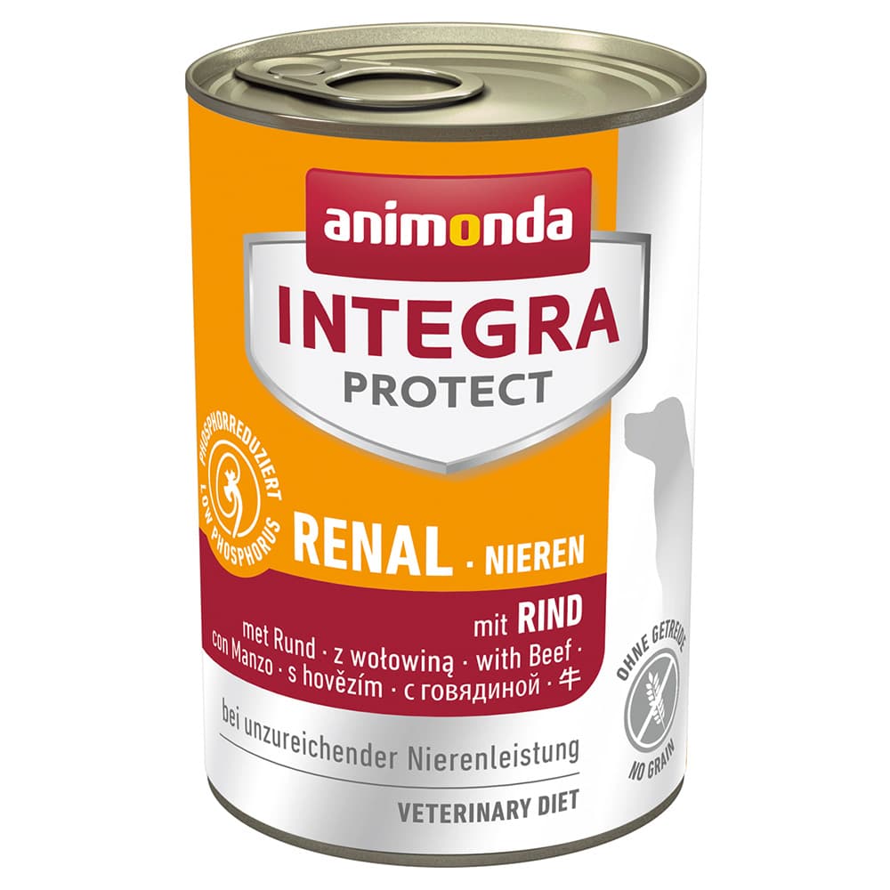 12x400g Protect Renal nauta Animonda Integra koiran märkäruoka