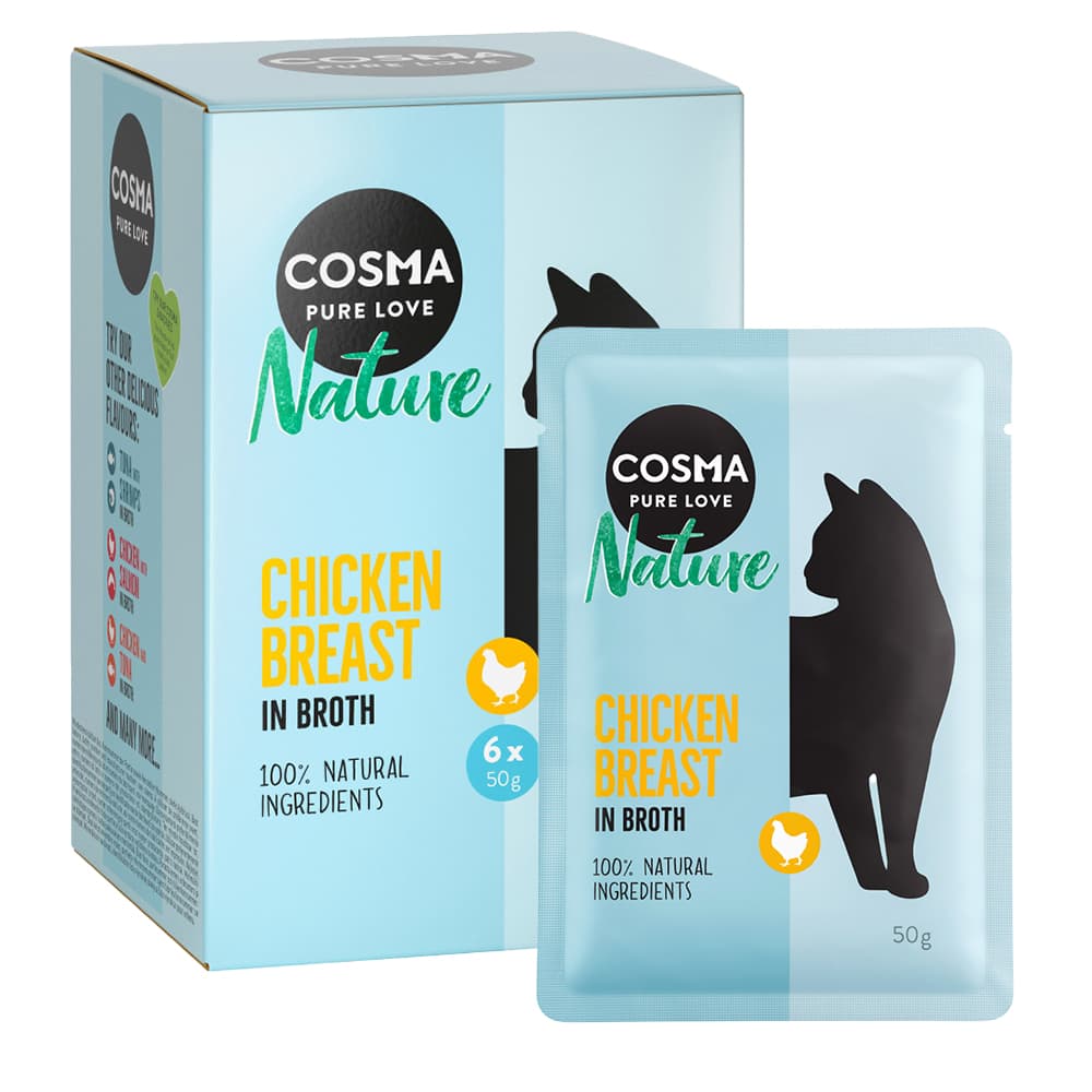 Cosma Nature Pouch -säästöpakkaus 24 x 50 g  - kananrinta