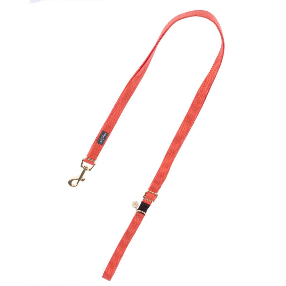 Nomad Tales Bloom -talutushihna Coral 200cm pitkä 20mm leveä