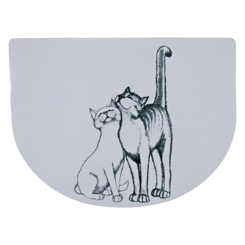 Kaksi kissaa ruoka-alusta 40 x 30 cm Trixie