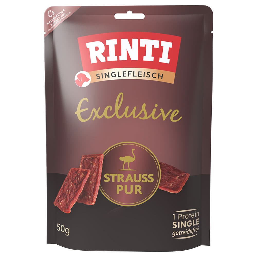 50 g RINTI Exclusive Snack strutsi koiranruoka