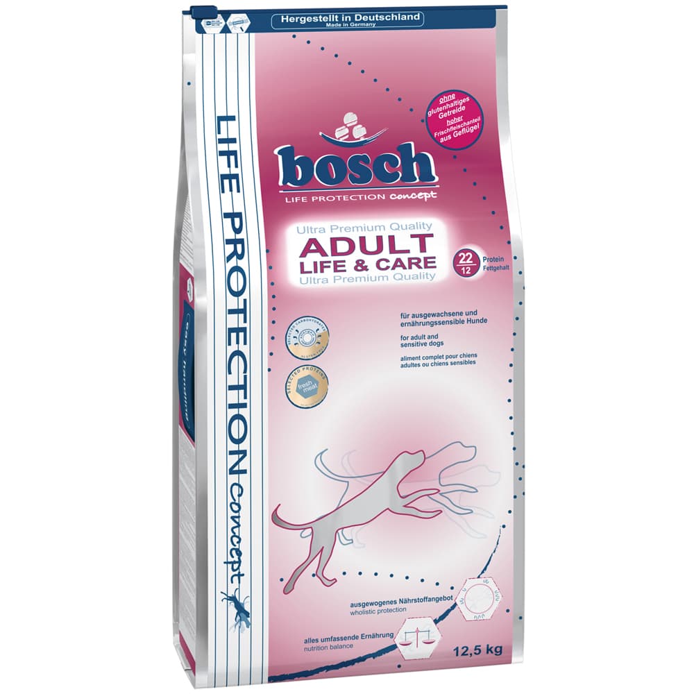 12,5kg Adult Life & Care Bosch Life Protection concept Koiranruoka