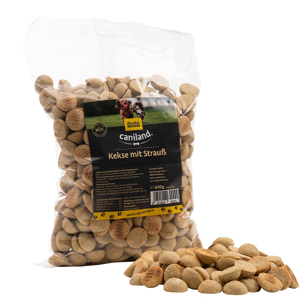 600g keksi strutsi Canibit koiralle