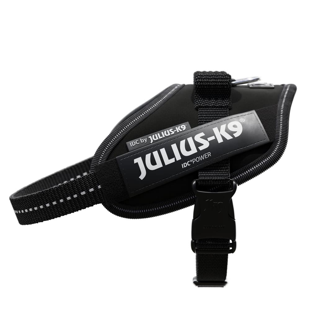JULIUS-K9 IDC® Power -koiranvaljaat, musta - rinnanympärys 71 - 96 cm (2-koko)