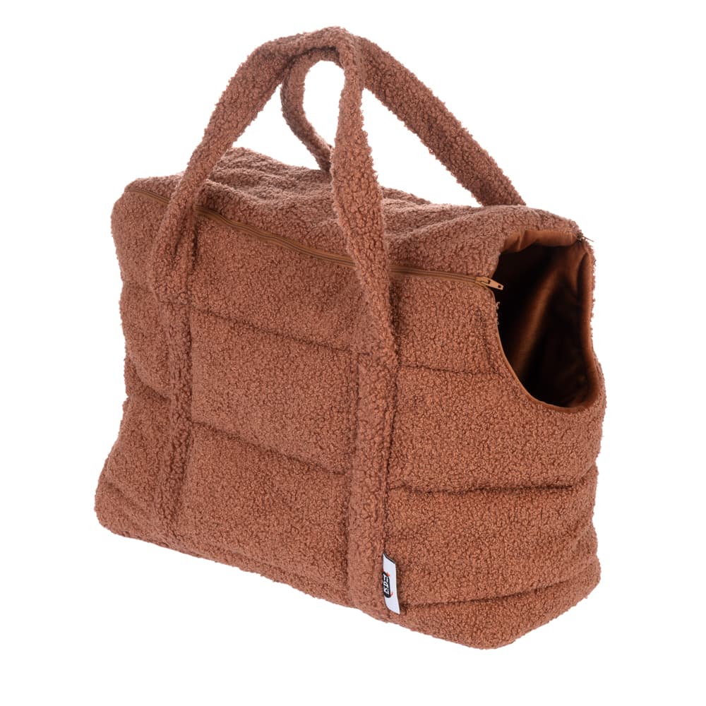 TIAKI Teddy -kantolaukku koirille kupari n. 40x20x30cm