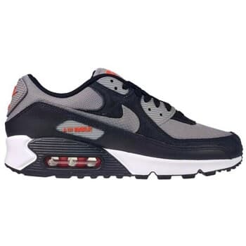 Kengät Nike  Air Max 90 Black flat Pewter-picante Red  42 1/2