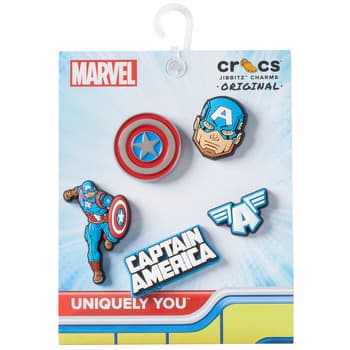 Kenkätarvikkeet Crocs Captain America 5Pck Yksi Koko
