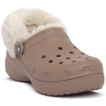 Puukengät Crocs  LATT CLASSIC PLATFORM FUZZ LINED CG  40