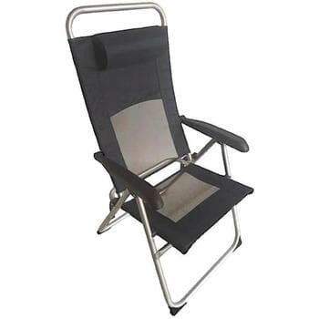 Ulkokalusteet Aktive  Chaise pliante  dossier réclinable gris  Yksi Koko