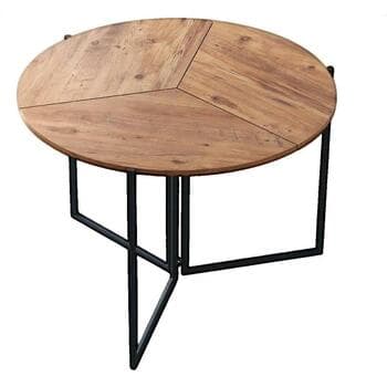 Ruokapöydät Bigbuy  Table à manger  Origami pliable chêne clair  Yksi Koko
