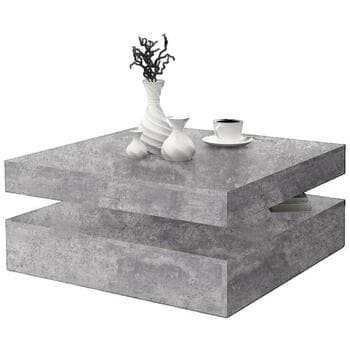 Sohvapöydät Coffee  Table Basse  Pivotante Béton Gris Clair  Yksi Koko