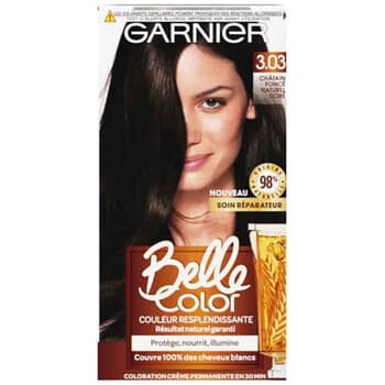 Hiusten värjäys Garnier  Belle Color Permanent Hair Dye - 3.03 Châtain Foncé Dor  Yksi Koko