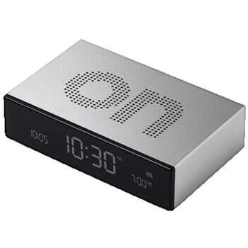 Seinäkellot Lexon  Radio-réveil  Flip Premium Alu aluminium  Yksi Koko