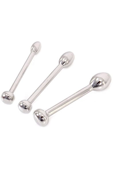 Urethral Trainer Kit 3 Solid Tear Penisplugs Dilaattoripaketti view 2