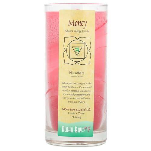 Aloha Bay, Chakraenergiakynttilä, raha, 310 ml