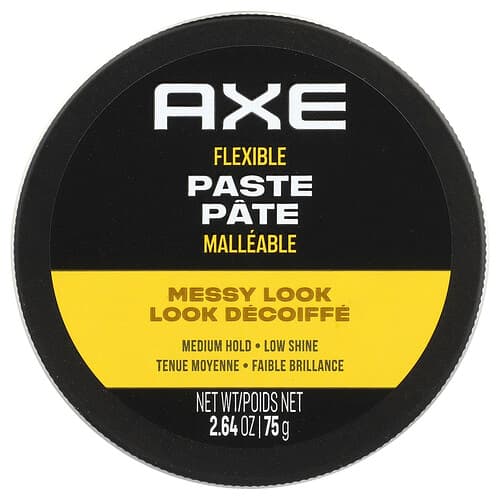 AXE, Messy Look™, Joustava tahna, Keskivahva pito/Hieman kiiltoa, 75 g