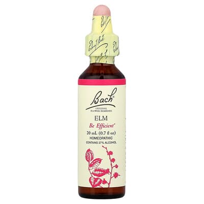 Bach, Alkuperäiset kukkalääkkeet, jalava, 20 ml