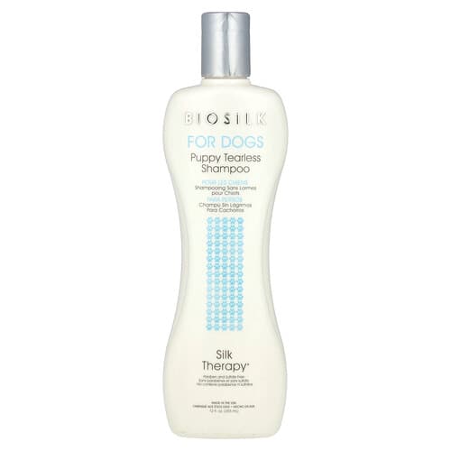 Biosilk, Silk Therapy®, pentujen kyyneleetön shampoo, koirille, 355 ml