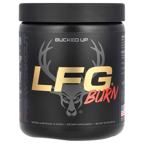 Bucked Up, LFG Burn, ennen treeniä, marjainen, 297 g