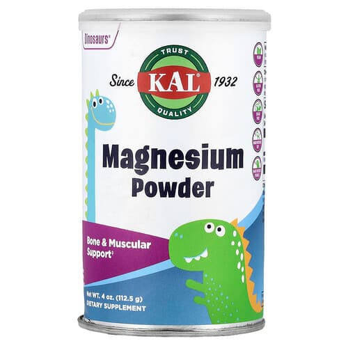 KAL, Dinosaurs®, magnesiumjauhe, maustamaton, 112,5 g