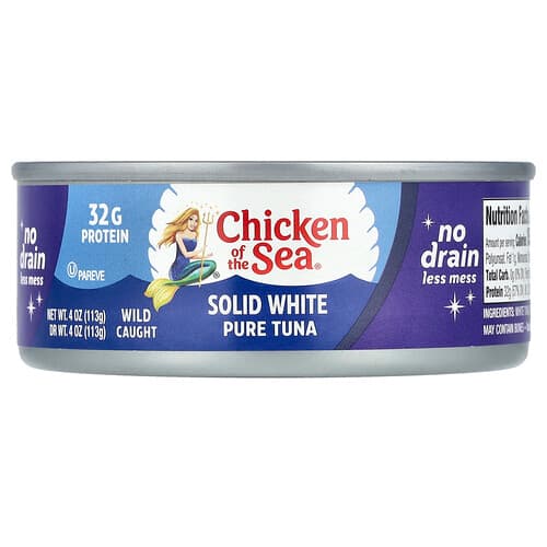 Chicken of the Sea, Kiinteä valkoinen puhdas tonnikala, 113 g