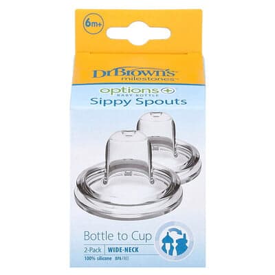 Dr. Brown's, Options+™-tuttipullo, nokanokka, 6 kk+, 2 kpl