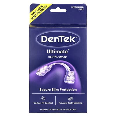DenTek, Ultimate™-hammassuoja, 1 suojus + 1 säilytyskotelo + 1 sovitusalusta