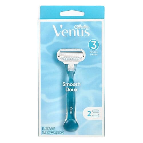 Gillette, Venus, Smooth, 1 partahöylä, 2 teränpäätä