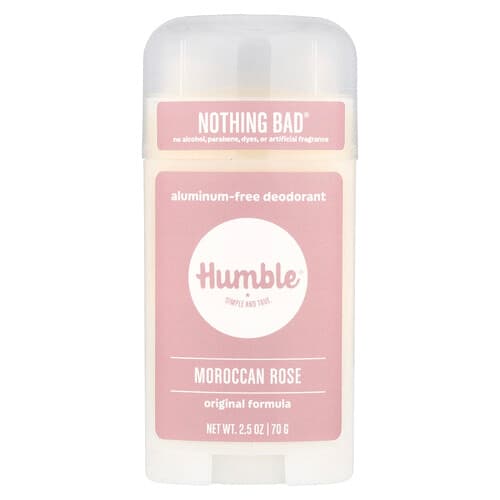 Humble Brands, Alumiiniton deodorantti, marokkolainen ruusu, 70 g