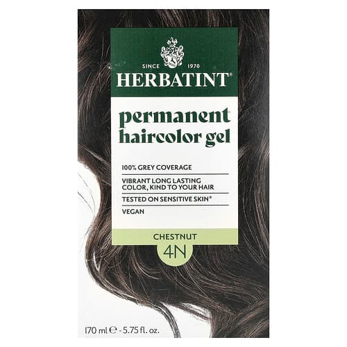 Herbatint, Kestovärigeeli, 4N Kastanja, 170 ml
