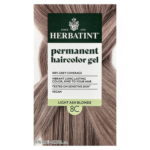 Herbatint, Kestovärigeeli, 8C Vaalea tuhkanvaalea, 170 ml