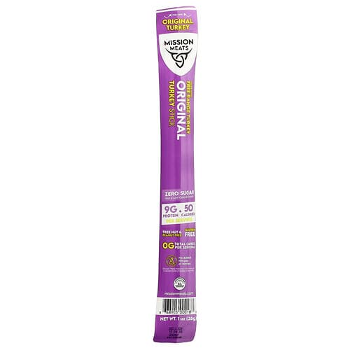Mission Meats, Alkuperäinen kalkkunatikku, 28 g