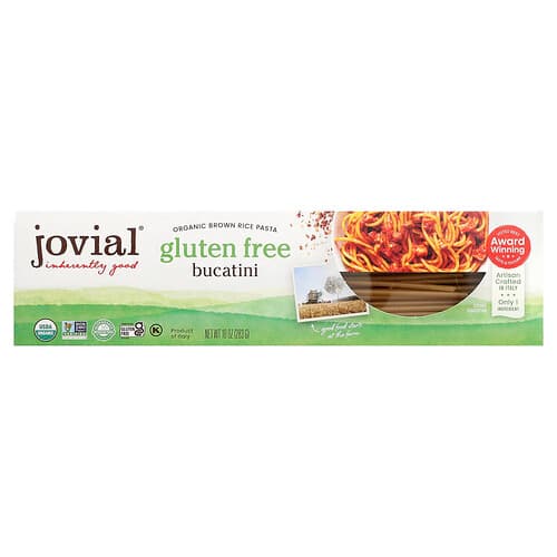 Jovial, Luomu ruskea riisipasta, Bucatini, 10 unssia (283 g)