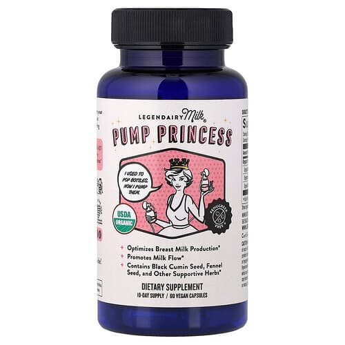 Legendairy Milk, Pump Princess, 60 vegaanista kapselia