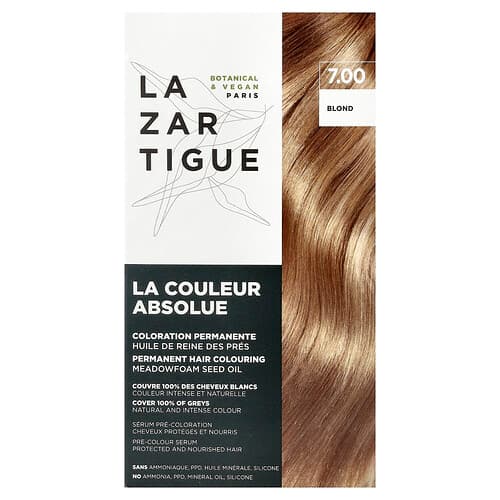 Lazartigue, Kestoväri Meadowfoam Seed Oil, 7.00 Vaalea, 1 levityskerta