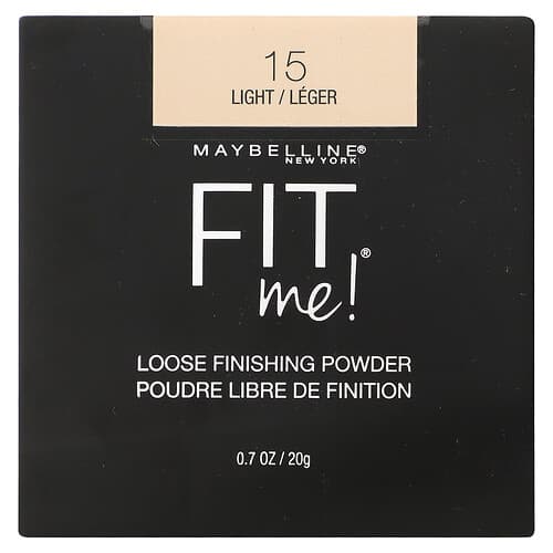 Maybelline, Fit Me, irtopuuteri, 15 vaaleaa, 20 g