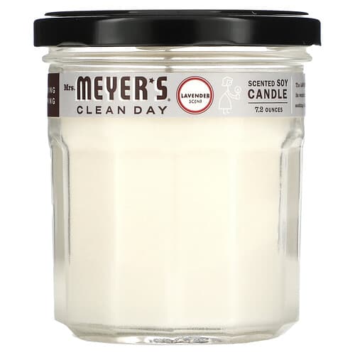 Mrs. Meyers Clean Day, Tuoksukynttilä soijakastikkeella, laventelin tuoksu, 204 g