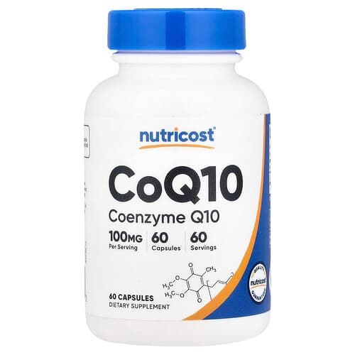 Nutricost, Koentsyymi Q10, 100 mg, 60 kapselia