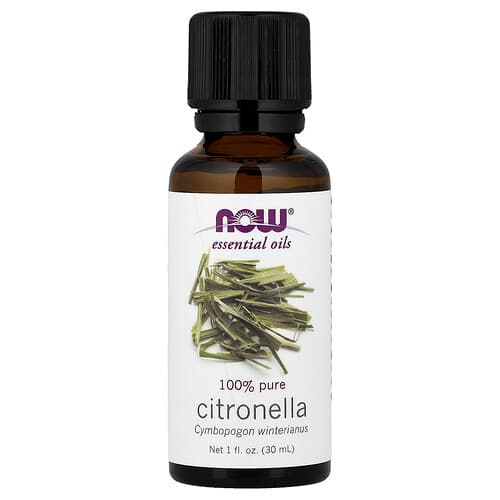 NOW Foods, Sitronellan eteeriset öljyt, 30 ml