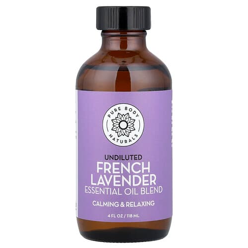 Pure Body Naturals, Eteerinen öljysekoitus, ranskalainen laventeli, 118 ml