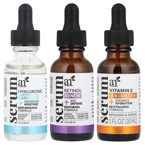artnaturals, Seerumitrio, 3-osainen setti, 29,5 ml / kpl