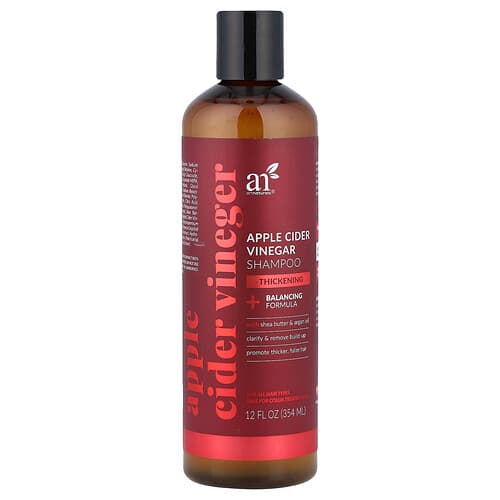 artnaturals, Omenaviinietikkashampoo, tuuheuttava, kaikille hiustyypeille, 354 ml