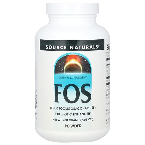 Source Naturals, FOS-jauhe, 200 g