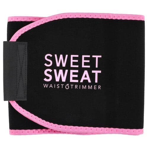 Sports Research, Sweet Sweat®, Vyötärötrimmeri, Pieni, Musta ja Pinkki, 1 Vyö