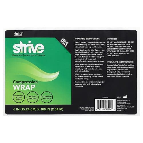 Strive, Uudelleenkäytettävä kompressiohoito, kompressiosuojus, 1 kpl